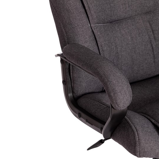 Офисное кресло BERGAMO Хром (22) ткань, темно-серый, F68 арт.19399 в Кушве - изображение 8