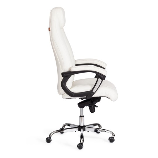 Кресло компьютерное BOSS Lux, кож/зам, белый, арт.21152 в Полевском - изображение 1