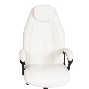 Кресло компьютерное BOSS Lux, кож/зам, белый, арт.21152 в Полевском - предосмотр 5