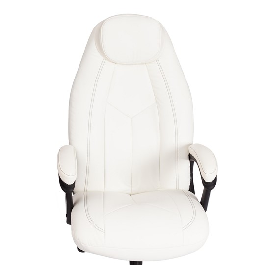 Кресло компьютерное BOSS Lux, кож/зам, белый, арт.21152 в Полевском - изображение 5