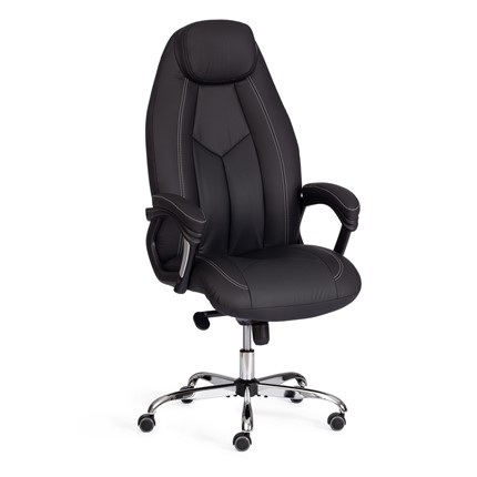 Офисное кресло BOSS Lux, кож/зам, черный, арт.21151 в Богдановиче - изображение