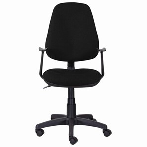 Кресло в офис Brabix Comfort MG-321, регулируемая эргономичная спинка, ткань, черное в Кушве - предосмотр 4