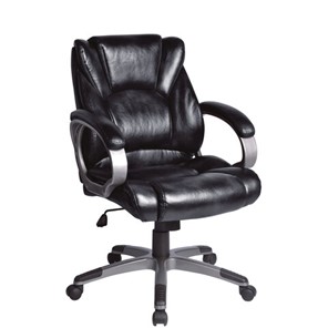 Офисное кресло BRABIX "Eldorado EX-504", экокожа, черное, 530874 в Каменске-Уральском