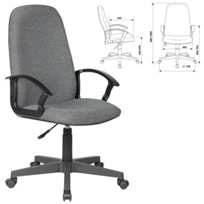 Компьютерное кресло Brabix Element EX-289 (ткань, серое) 532093 в Краснотурьинске - предосмотр 8