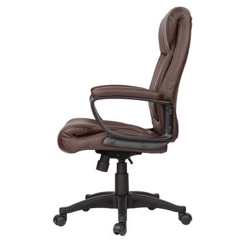 Офисное кресло BRABIX "Enter EX-511", экокожа, коричневое, 531163 в Богдановиче - изображение 4