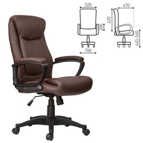 Офисное кресло BRABIX "Enter EX-511", экокожа, коричневое, 531163 в Богдановиче - предосмотр 1