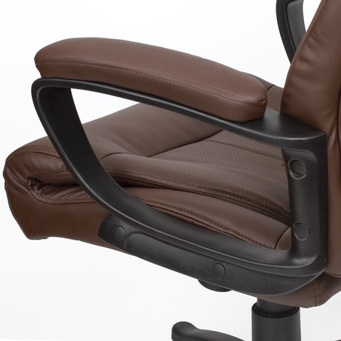 Офисное кресло BRABIX "Enter EX-511", экокожа, коричневое, 531163 в Богдановиче - изображение 10