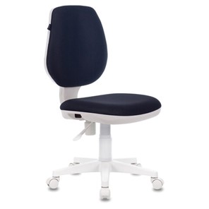Офисное кресло BRABIX "Fancy MG-201W", без подлокотников, пластик белый, серое, 532412, MG-201W_532412 в Кушве