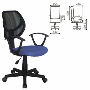 Офисное кресло Brabix Flip MG-305 (ткань TW, синее/черное) 531919 в Краснотурьинске - предосмотр 9