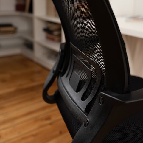 Компьютерное кресло Brabix Fly MG-396 (с подлокотниками, сетка, черное) 532083 в Ирбите - изображение 15
