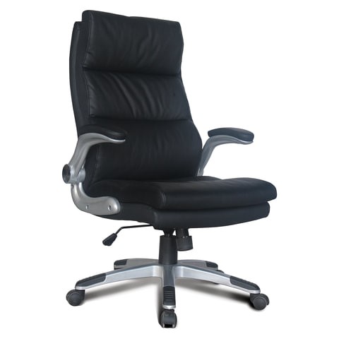 Офисное кресло BRABIX "Fregat EX-510", рециклированная кожа, черное, 530863 в Красноуфимске - изображение 3