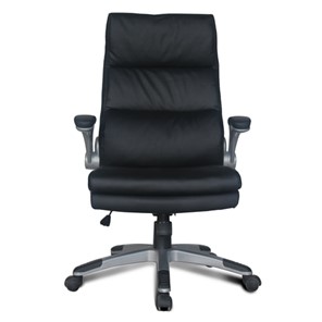 Офисное кресло BRABIX "Fregat EX-510", рециклированная кожа, черное, 530863 в Первоуральске - предосмотр 4
