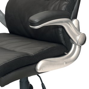 Офисное кресло BRABIX "Fregat EX-510", рециклированная кожа, черное, 530863 в Екатеринбурге - предосмотр 5