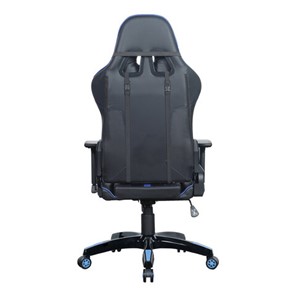 Кресло компьютерное BRABIX "GT Carbon GM-120", две подушки, экокожа, черное/синее, 531930 в Краснотурьинске - предосмотр 6