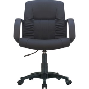Офисное кресло BRABIX "Hit MG-300", с подлокотниками, экокожа, черное, 530864 в Екатеринбурге - предосмотр 3
