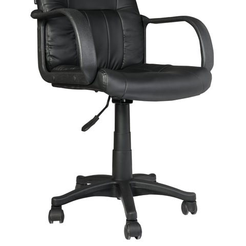 Офисное кресло BRABIX "Hit MG-300", с подлокотниками, экокожа, черное, 530864 в Краснотурьинске - изображение 4