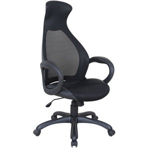Офисное кресло Brabix Premium Genesis EX-517 (пластик черный, ткань/экокожа/сетка черная)   531574 в Екатеринбурге
