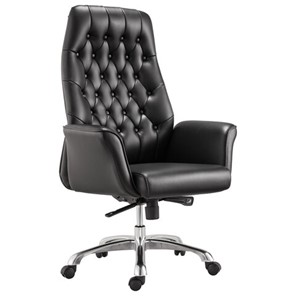 Офисное кресло BRABIX PREMIUM "Legacy EX-750", синхромеханизм, алюминий, экокожа, черное, 532492 в Артемовском