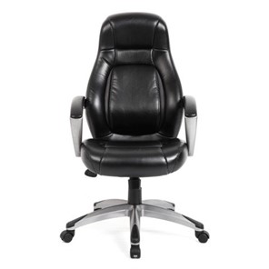 Офисное кресло BRABIX PREMIUM "Turbo EX-569", экокожа, спортивный дизайн, черное, 531014 в Екатеринбурге - предосмотр 3