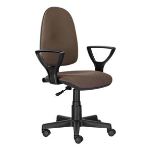 Офисное кресло Brabix Prestige Ergo MG-311 (регулируемая эргономичная спинка, ткань, коричневое) 531875 в Кушве
