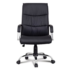 Офисное кресло BRABIX "Space EX-508", экокожа, хром, черное, 530860 в Красноуфимске - предосмотр 4