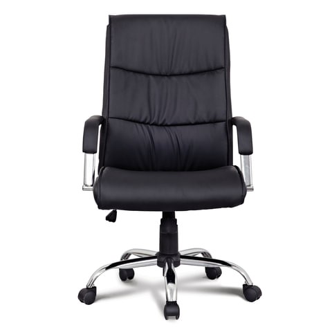 Офисное кресло BRABIX "Space EX-508", экокожа, хром, черное, 530860 в Красноуфимске - изображение 4