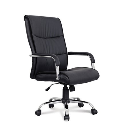 Офисное кресло BRABIX "Space EX-508", экокожа, хром, черное, 530860 в Красноуфимске - изображение