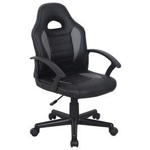 Офисное кресло BRABIX "Spark GM-201", экокожа, черное/серое, 532504 в Первоуральске