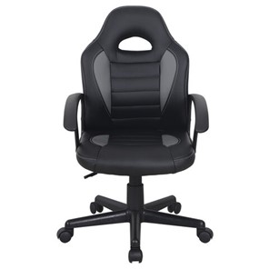 Офисное кресло BRABIX "Spark GM-201", экокожа, черное/серое, 532504 в Екатеринбурге - предосмотр 4