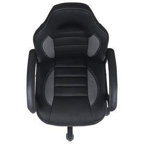Офисное кресло BRABIX "Spark GM-201", экокожа, черное/серое, 532504 в Ревде - предосмотр 5
