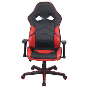 Офисное кресло BRABIX "Storm GM-006", регулируемые подлокотники, экокожа, черное/красное, 532500 в Кушве - предосмотр 5