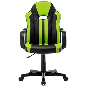 Офисное кресло BRABIX "Stripe GM-202", экокожа, черное/зеленое, 532511 в Кушве - предосмотр 4