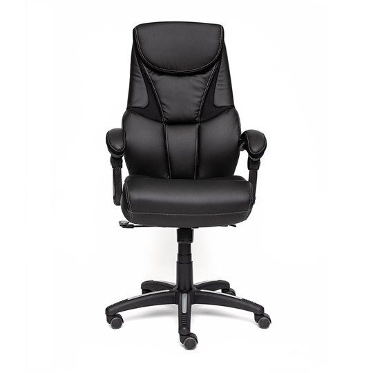 Компьютерное кресло CAMBRIDGE кож/зам/ткань, черный/черный , 36-6/11 арт.12756 в Кушве - изображение 1