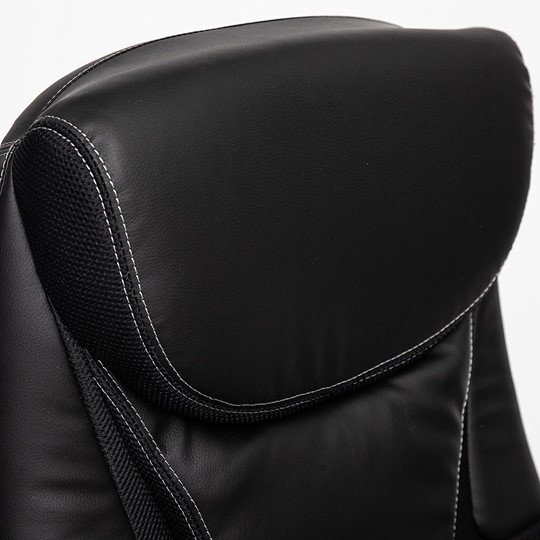 Компьютерное кресло CAMBRIDGE кож/зам/ткань, черный/черный , 36-6/11 арт.12756 в Кушве - изображение 10