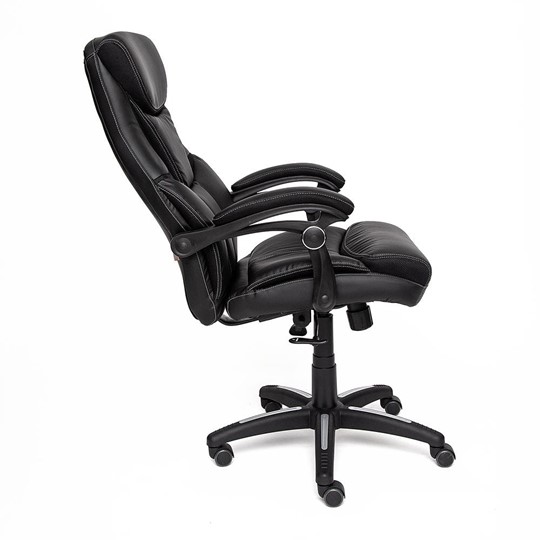 Компьютерное кресло CAMBRIDGE кож/зам/ткань, черный/черный , 36-6/11 арт.12756 в Екатеринбурге - изображение 3