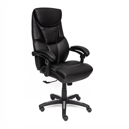 Компьютерное кресло CAMBRIDGE кож/зам/ткань, черный/черный , 36-6/11 арт.12756 в Ревде - изображение