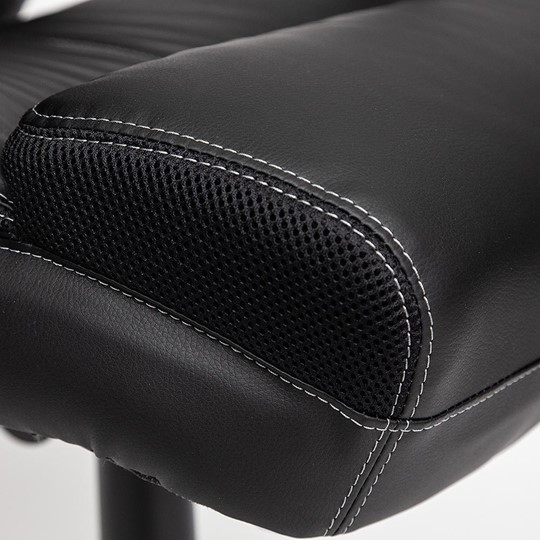 Компьютерное кресло CAMBRIDGE кож/зам/ткань, черный/черный , 36-6/11 арт.12756 в Первоуральске - изображение 8
