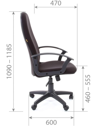 Кресло CHAIRMAN 289, ткань, цвет серый в Ревде - изображение 4