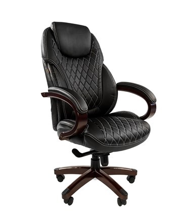 Компьютерное кресло CHAIRMAN 406, черный 1 в Красноуфимске - изображение