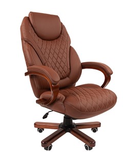 Кресло CHAIRMAN 406, коричневый в Каменске-Уральском