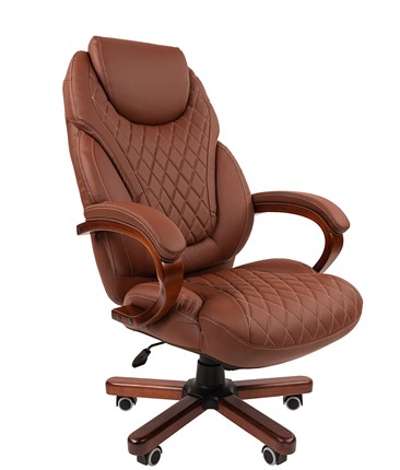 Кресло CHAIRMAN 406, коричневый в Красноуфимске - изображение