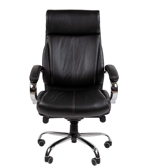 Кресло CHAIRMAN 423 Экокожа черная в Ревде - изображение 1