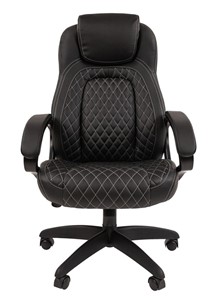 Офисное кресло CHAIRMAN 432, экокожа, цвет черный в Кушве - предосмотр 4