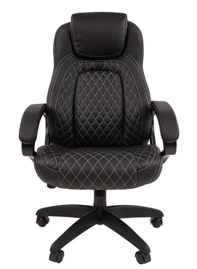 Офисное кресло CHAIRMAN 432, экокожа, цвет черный в Богдановиче - изображение 4