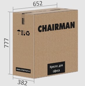 Офисное кресло CHAIRMAN 432, экокожа, цвет черный в Каменске-Уральском - предосмотр 6