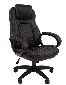 Офисное кресло CHAIRMAN 432, экокожа, цвет черный в Ревде - предосмотр 3