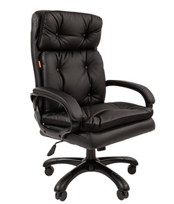 Кресло компьютерное CHAIRMAN 442 Экокожа черная в Кушве
