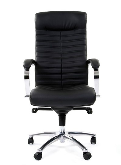 Компьютерное кресло CHAIRMAN 480 экожа черная в Кушве - изображение 1