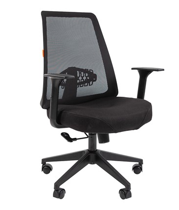 Кресло CHAIRMAN 535 LT Сетчатый акрил черный / Полиэстер черный в Ревде - изображение