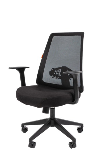 Кресло CHAIRMAN 535 LT Сетчатый акрил черный / Полиэстер черный в Ревде - изображение 3